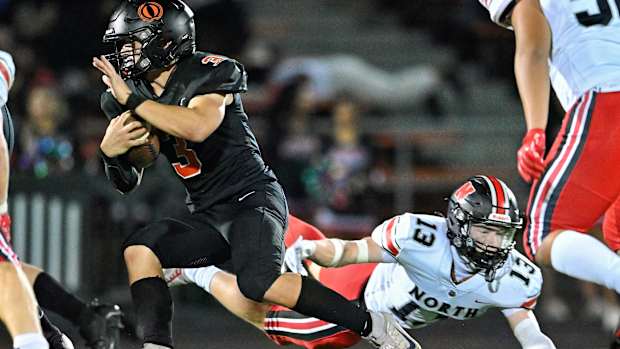 Sprague North Salem football Oregon October 13 2022 Leon Neuschwander 17